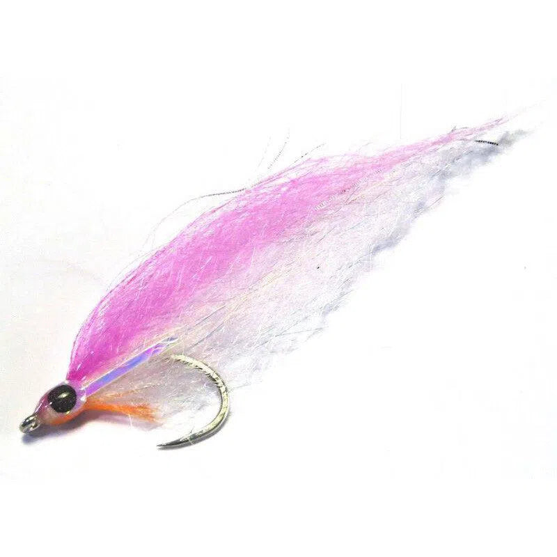 Load image into Gallery viewer, H2O Deadly Deceiver Fly-Lure - Saltwater Fly-H20-Pink & White-Size #1/0-Fishing Station