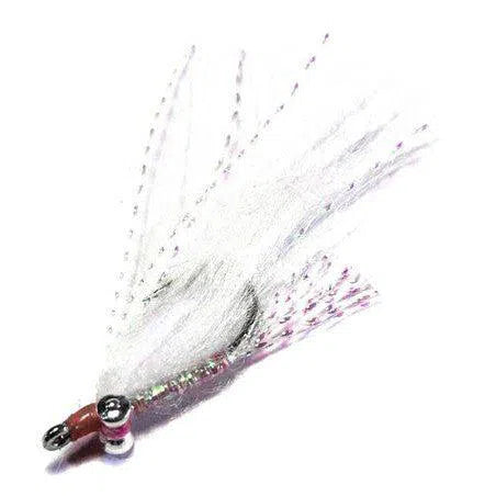 Load image into Gallery viewer, H2O Gotcha 2mm Tungsten Fly-Lure - Saltwater Fly-H20-White-Size 6-Fishing Station