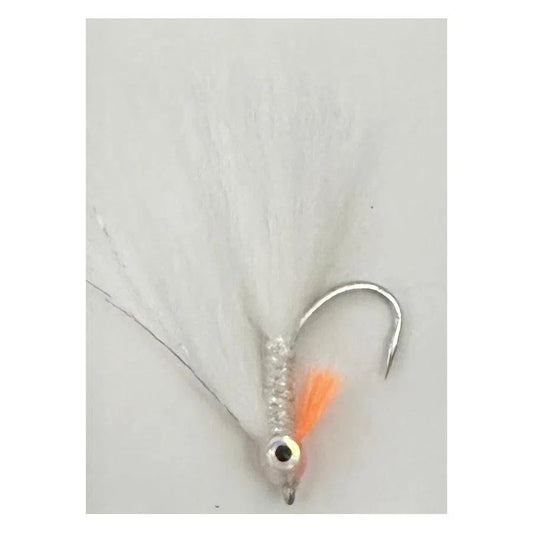 H2O Jerry Glassy Fly-Lure - Saltwater Fly-H20-White-Size 4-Fishing Station