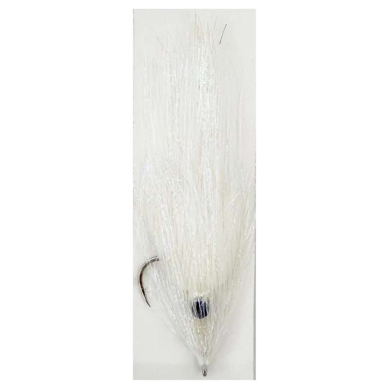 Load image into Gallery viewer, H2O Psycho Squid Fly-Lure - Saltwater Fly-H20-White-Size 4/0-Fishing Station