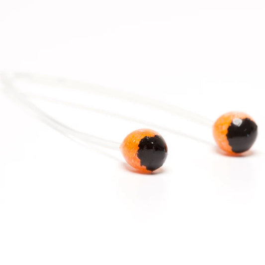 H2O Shrimp & Crab Eyes-Fly Fishing - Fly Components-H20-Orange & Black-Large-Fishing Station