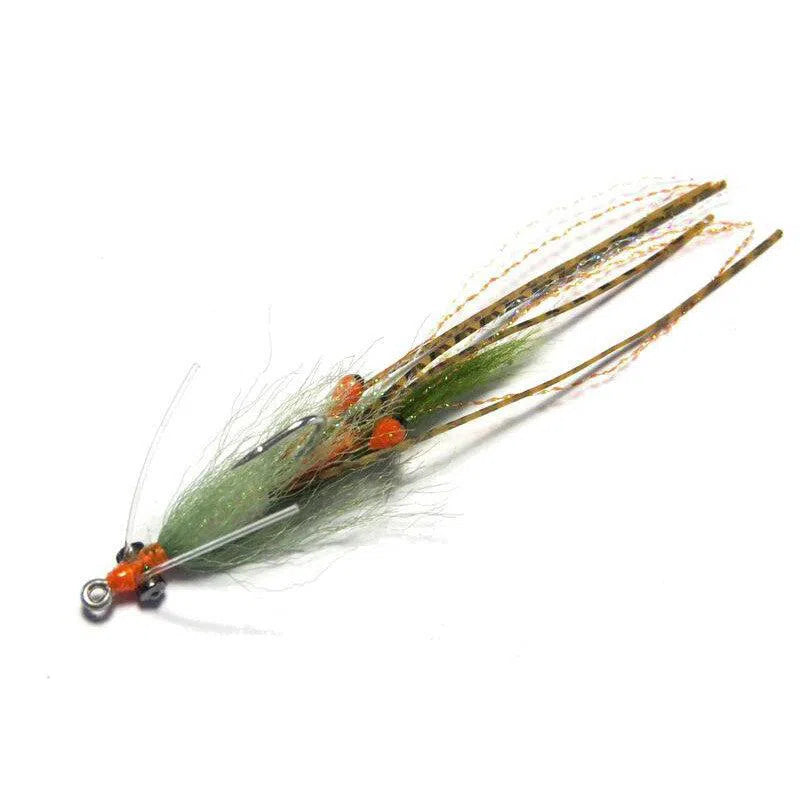 H2O Spawning Shrimp Fly-Lure - Saltwater Fly-H20-Olive-Size 4-Fishing Station