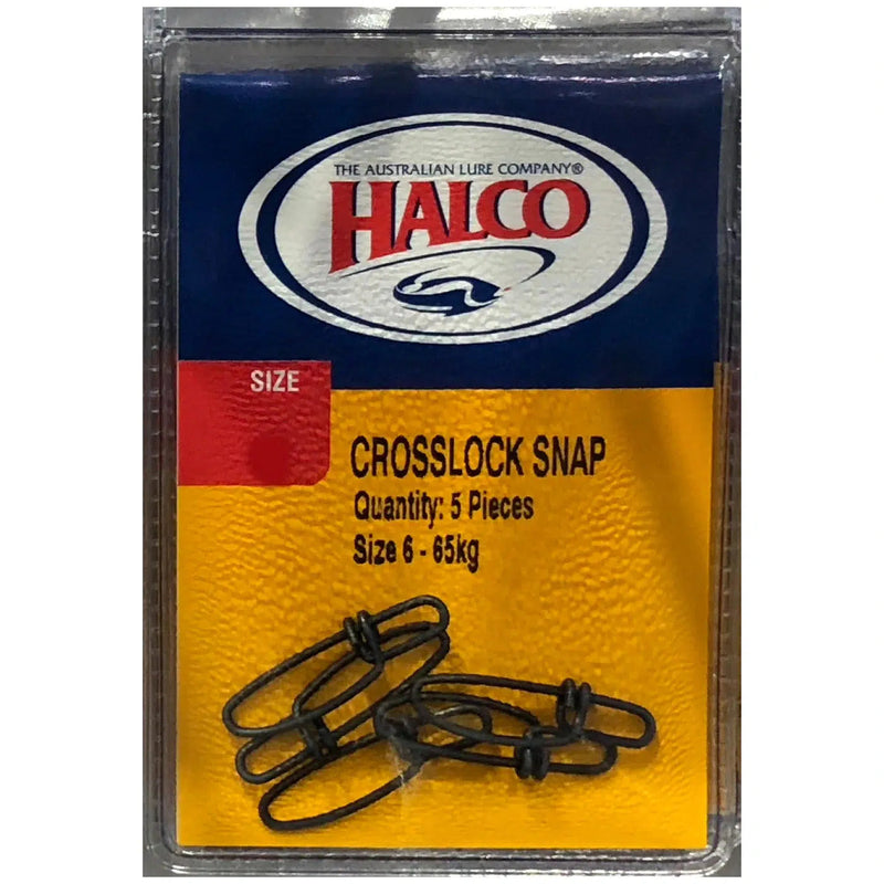 Load image into Gallery viewer, Halco Crosslock Snap-Terminal Tackle - Swivels & Snaps-Halco-3 - (5pc)-Fishing Station