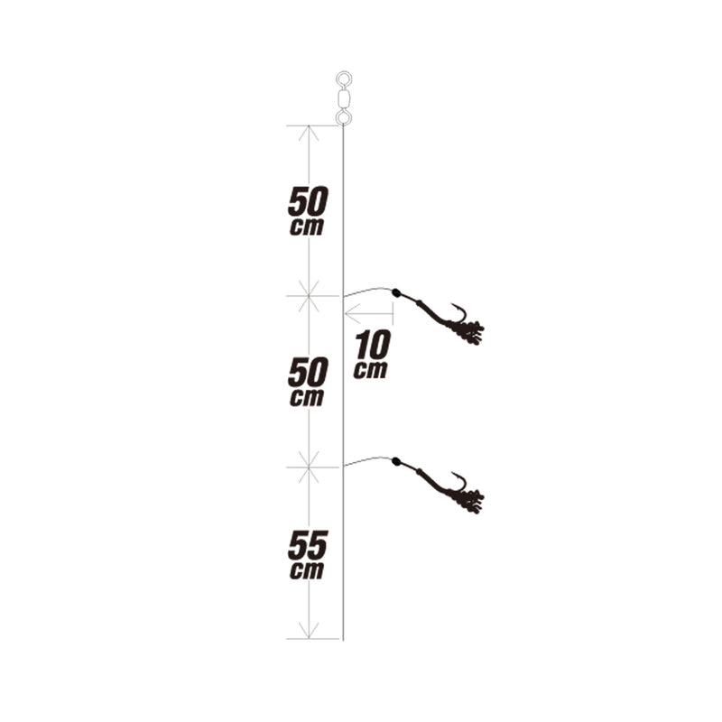 Load image into Gallery viewer, Hayabusa Snapper Paternoster Rig Twin Pack EX308