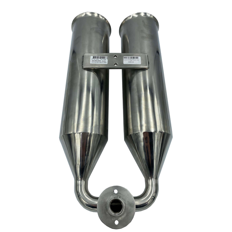 Load image into Gallery viewer, Hookem Double Live Bait Tube with Single Bend and Flange-Live Bait Tubes-Hookem-4" Diameter-Fishing Station