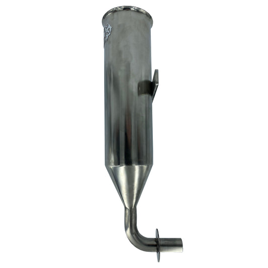 Hookem Single Live Bait Tube with Single Bend and Flange-Live Bait Tubes-Hookem-3" Fixed Mount-Fishing Station