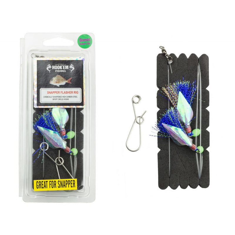 Load image into Gallery viewer, Hookem Snapper Catcher-Terminal Tackle - Pre-Made Rigs-Hookem-Blue-4/0-Fishing Station