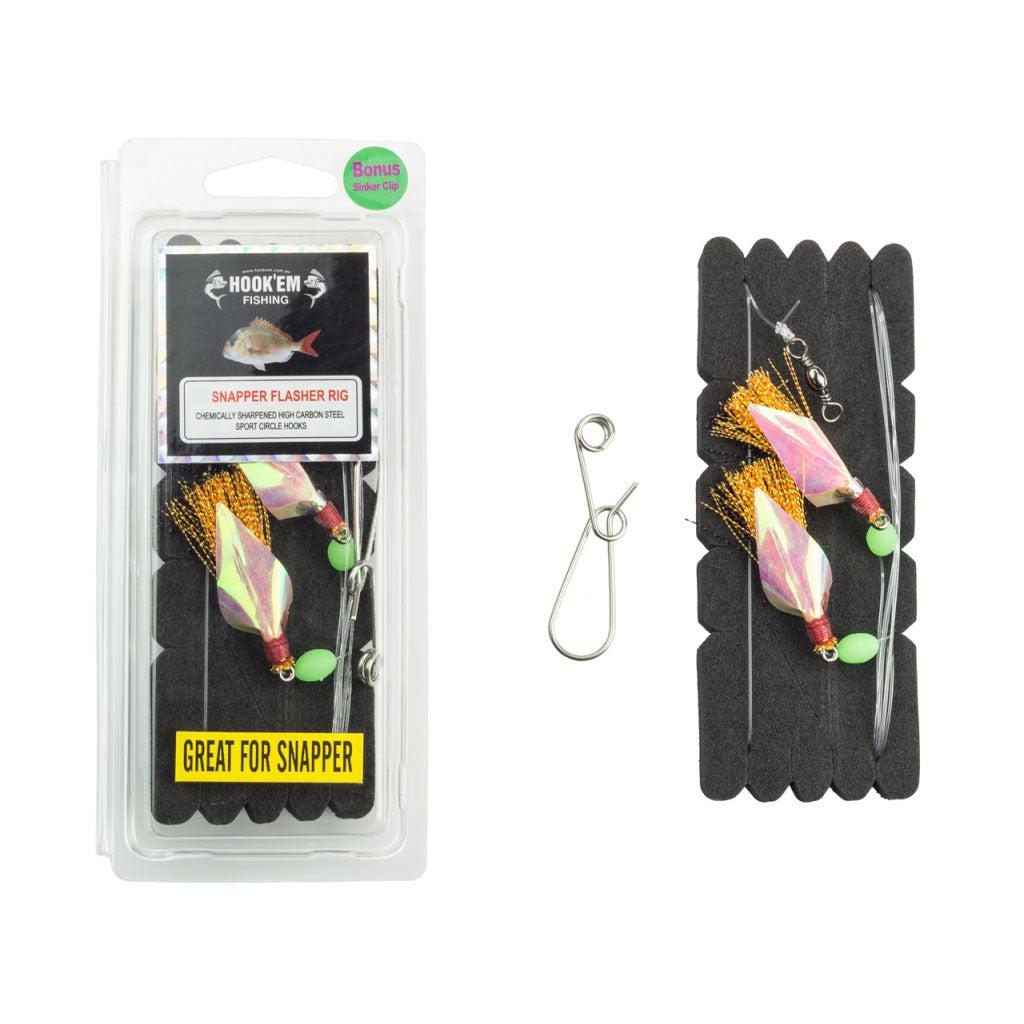 Hookem Snapper Catcher-Terminal Tackle - Pre-Made Rigs-Hookem-Orange-3/0-Fishing Station