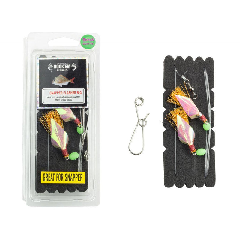 Load image into Gallery viewer, Hookem Snapper Catcher-Terminal Tackle - Pre-Made Rigs-Hookem-Orange-3/0-Fishing Station