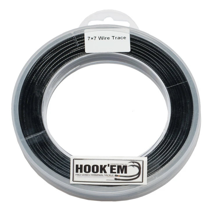 Load image into Gallery viewer, Hookem Wire Rigging Trace-Line - Wire-Hookem-100lb 1.0mm-Fishing Station