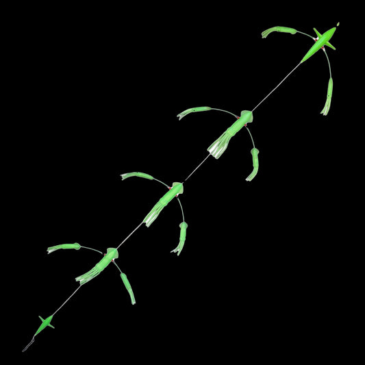 Hookem Surface Teaser Excited Bird Flip Flop-Teasers-Hookem-Lumo Glow-Fishing Station