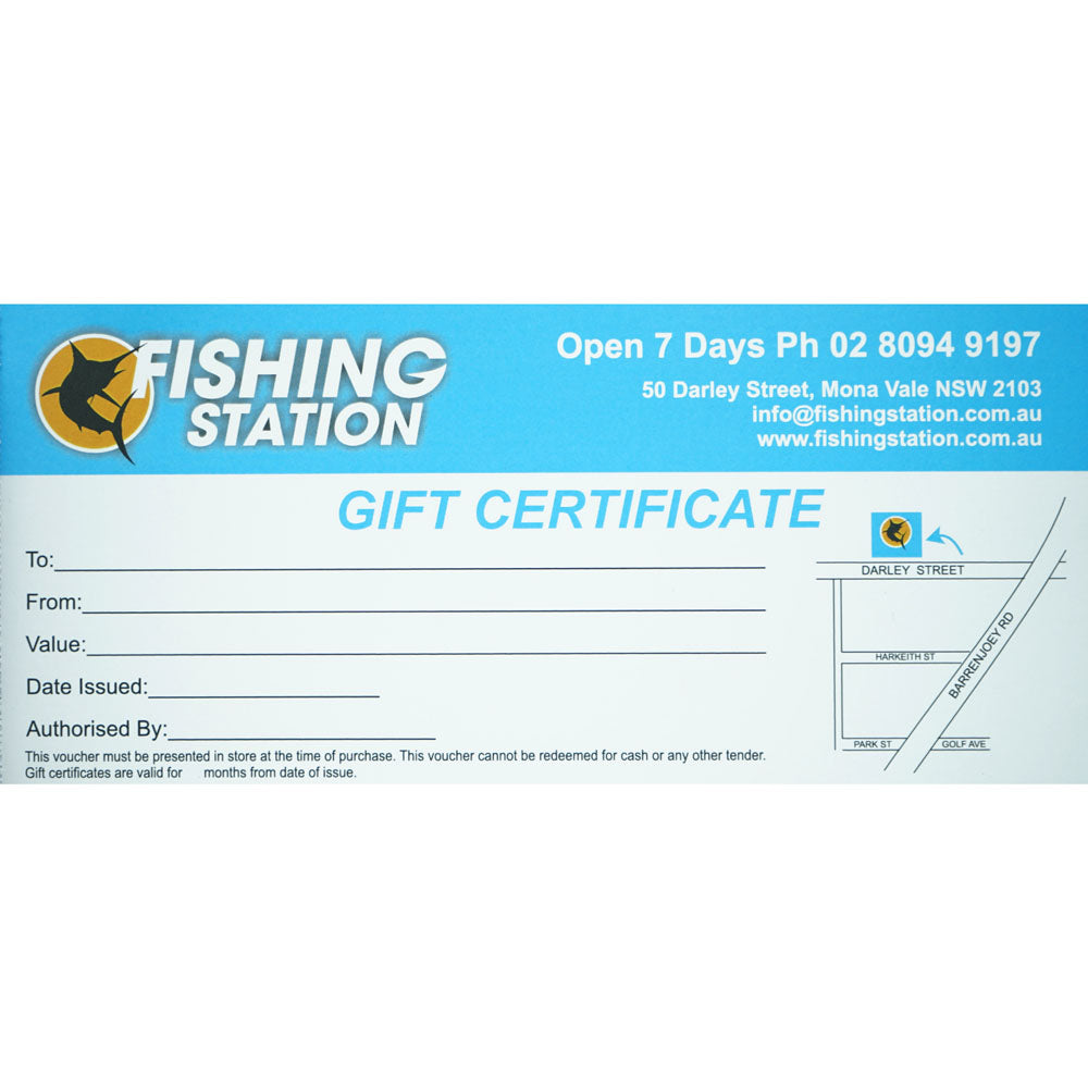 In-store Gift Card Voucher – Fishing Station
