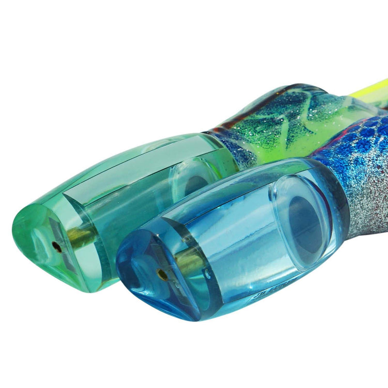 Load image into Gallery viewer, JB Lures Chopper-Lure - Skirted Trolling-JB Lures-Green Head-Fishing Station