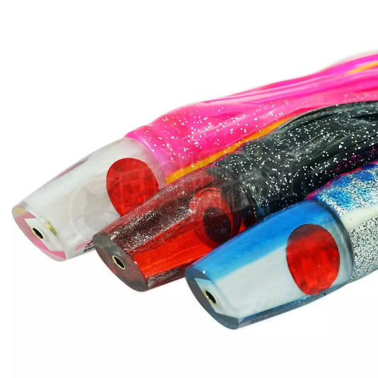 JB Lures Little Dingo-Lure - Skirted Trolling-JB Lures-Black Head-Fishing Station