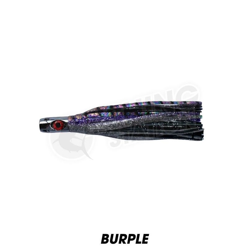 Load image into Gallery viewer, Black Magic Jetsetter Mini Rigged Skirted Fishing Lure