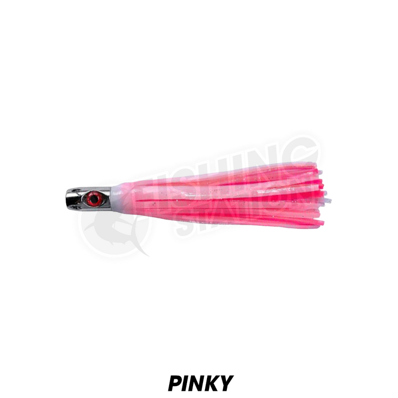 Load image into Gallery viewer, Black Magic Jetsetter Mini Rigged Skirted Fishing Lure
