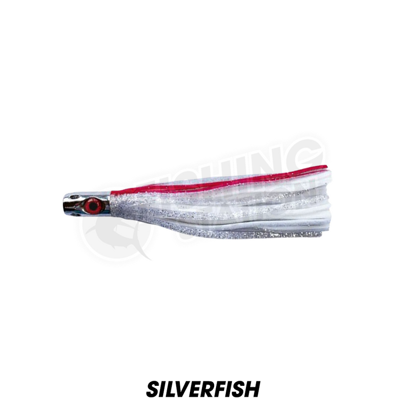 Load image into Gallery viewer, Black Magic Jetsetter Mini Rigged Skirted Fishing Lure