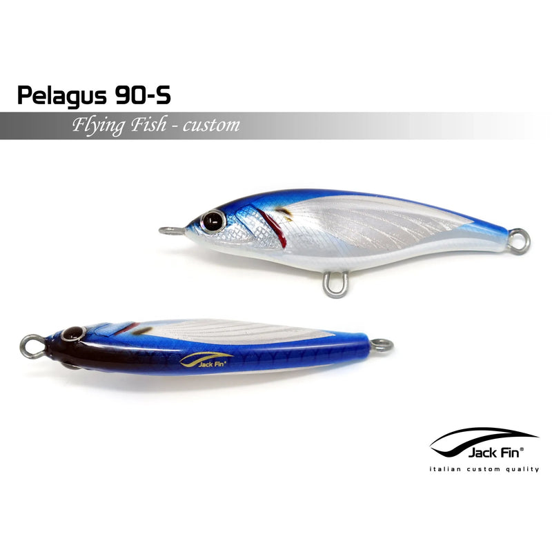 Load image into Gallery viewer, Jack Fin Pelagus Sinking Stickbait Lure-Lure - Poppers, Stickbaits & Pencils-Jack Fin-Flying Fish (Custom)-90S-Fishing Station