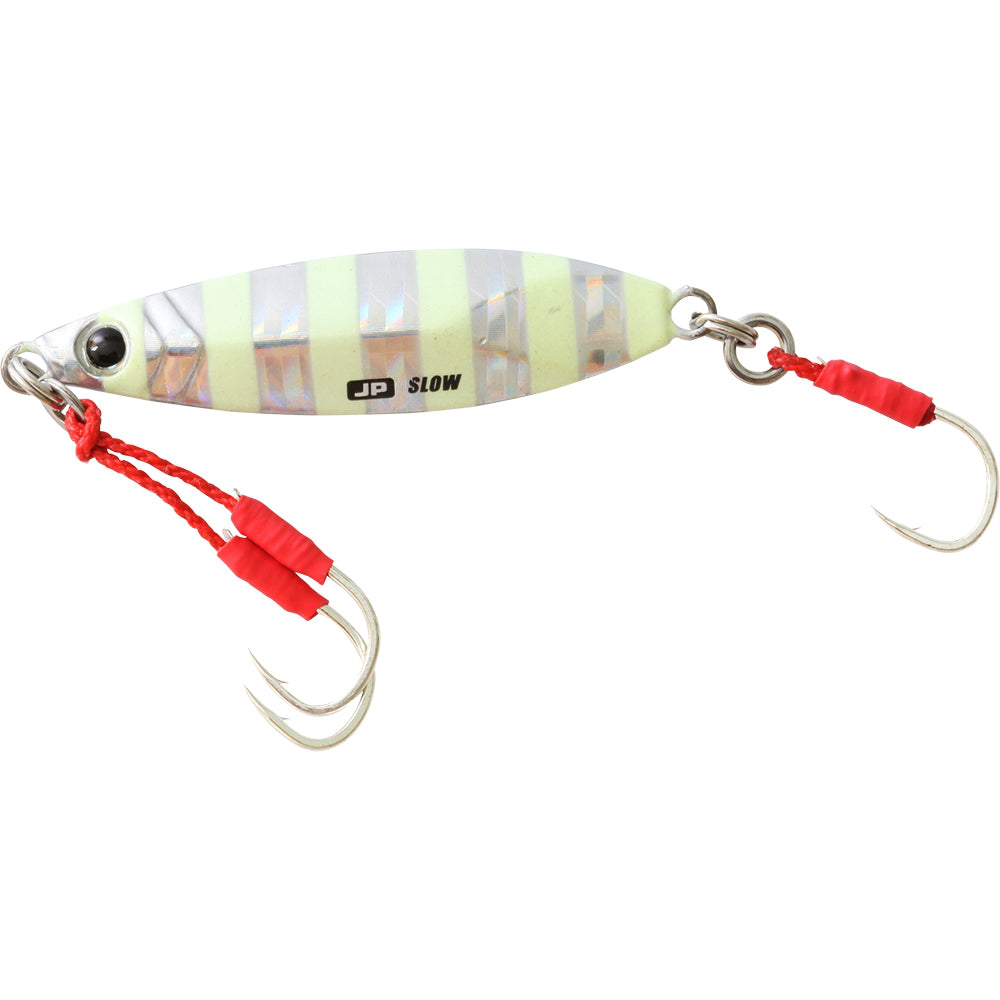 JigPara Slow Pitch Jig-Lure - Jig-Majorcraft-40g-07 - Zebra Glow-Fishing Station