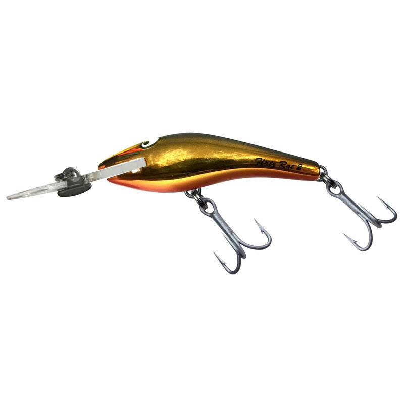 Load image into Gallery viewer, Killalure Flatz Rat 2 +10 Hard Body Lure-Lure - Hardbody-Killalure-Gold/Black-Fishing Station