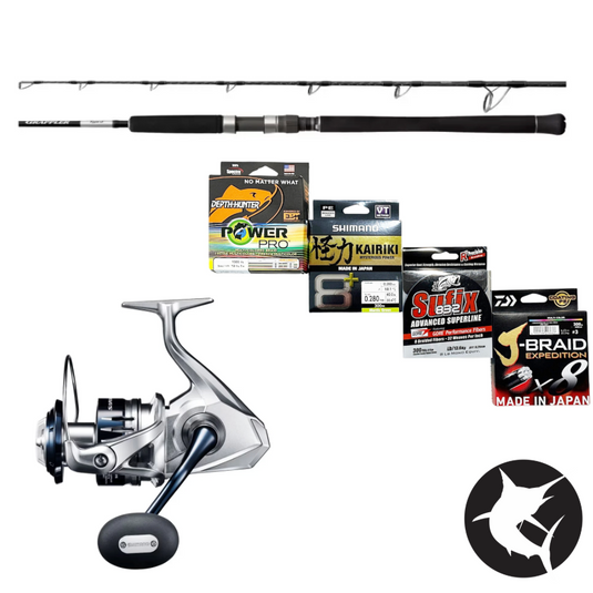 Light Kingfish Combo - 25 Grappler Type J 604 / Saragosa 6000