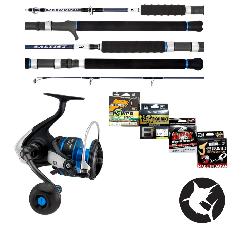 Light Kingfish Jigging Combo - Saltist Hyper / Saltist MQ 6000