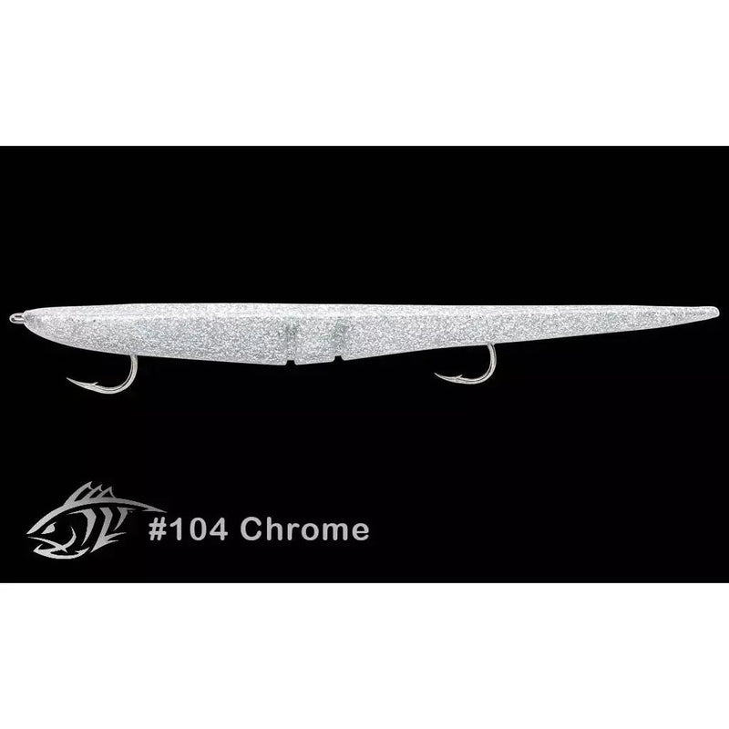 Load image into Gallery viewer, Lunker City Slug-Go Pre Rigged-Lure - Soft Plastic-Lunker City-#104 Chrome-9"-Fishing Station