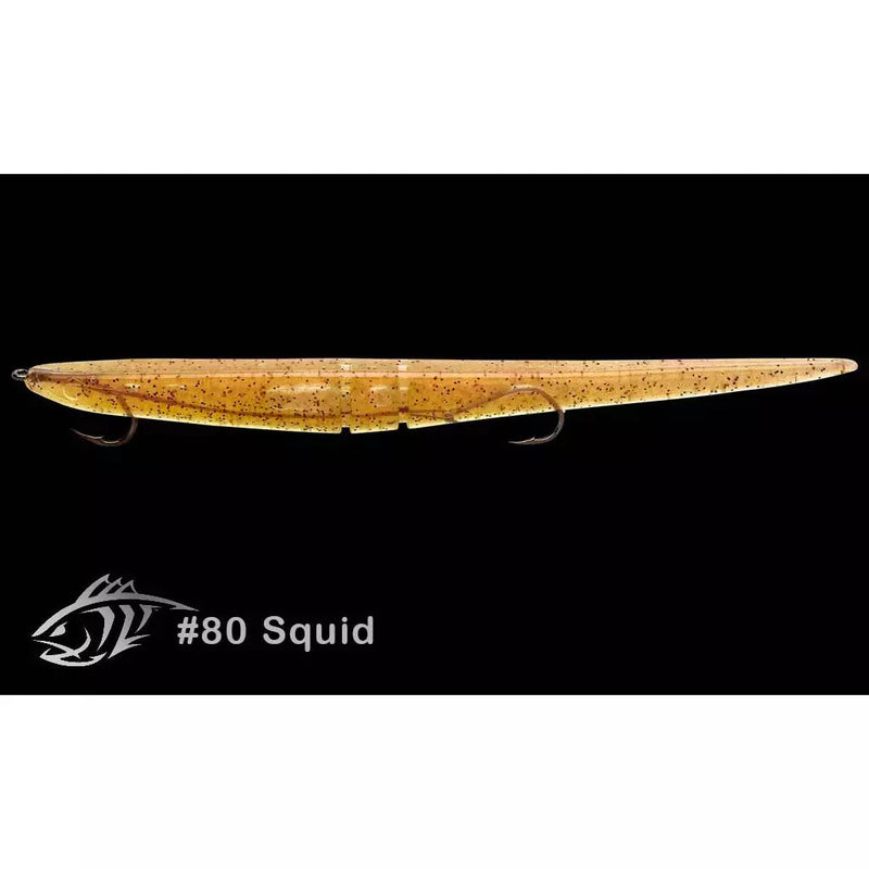 Load image into Gallery viewer, Lunker City Slug-Go Pre Rigged-Lure - Soft Plastic-Lunker City-#80 Squid-12"-Fishing Station