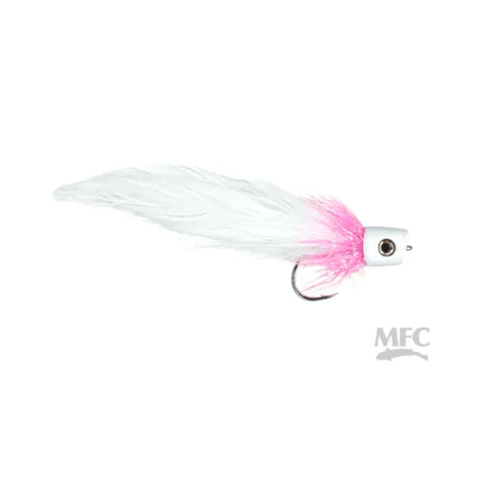 MFC Strykers Poppin Peanut Popper-Lure - Saltwater Fly-MFC-Pink/White-4/0-Fishing Station