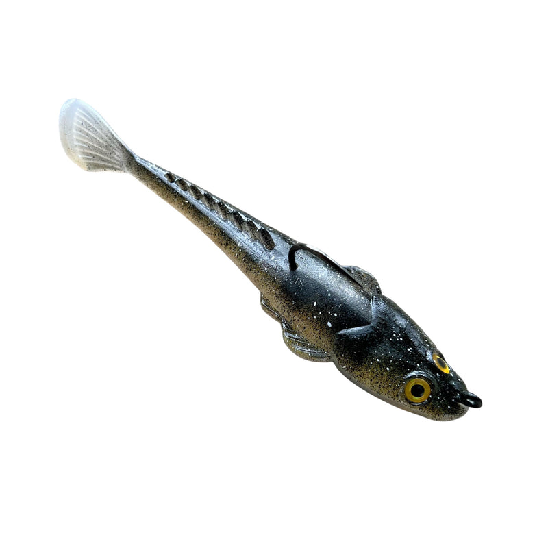 Load image into Gallery viewer, MMD Flatfish Soft Plastic Lure-Lure - Soft Plastic-MMD Fishing-110mm (13.4g)-Dark Knight-Fishing Station
