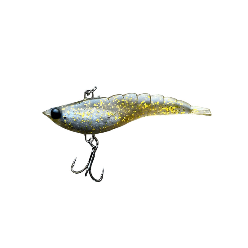 Load image into Gallery viewer, MMD Soft Prawn Vibe 70mm-Lure - Soft Plastic-MMD Fishing-Gold-Fishing Station