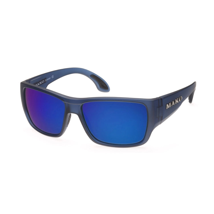 Load image into Gallery viewer, Mako Polarised Sunglasses - Covert-Sunglasses-Mako-Mt Bl Glass HDIR Blue Mirror (9596-M60-G1HR6)-Fishing Station