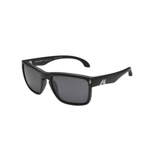 Mako Polarised Sunglasses - GT-Sunglasses-Mako-Mt Blk Glass HDIR Grey (9583-M01-G0HR)-Fishing Station