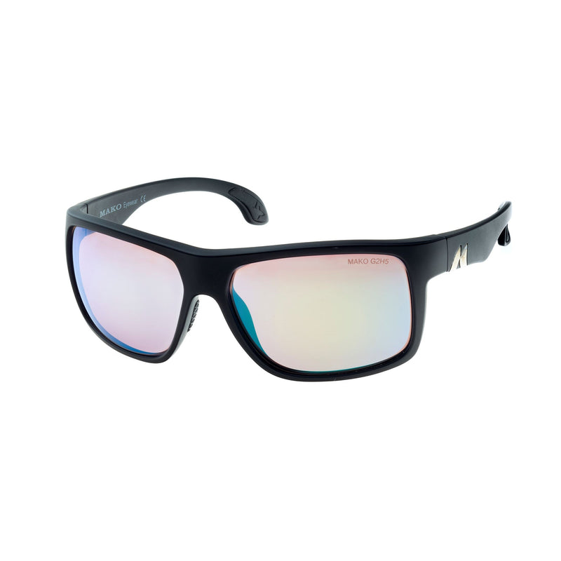 Load image into Gallery viewer, Mako Polarised Sunglasses - Mavericks-Sunglasses-Mako-Mt Bl Gl Rose Green Mirror (9613 M01G2H5)-Fishing Station
