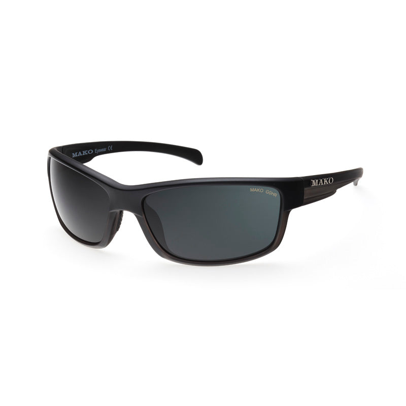 Load image into Gallery viewer, Mako Polarised Sunglasses - Shadow-Sunglasses-Mako-Mt Blk/Grey Glass HDIR Grey (9585-M03-G0HR)-Fishing Station