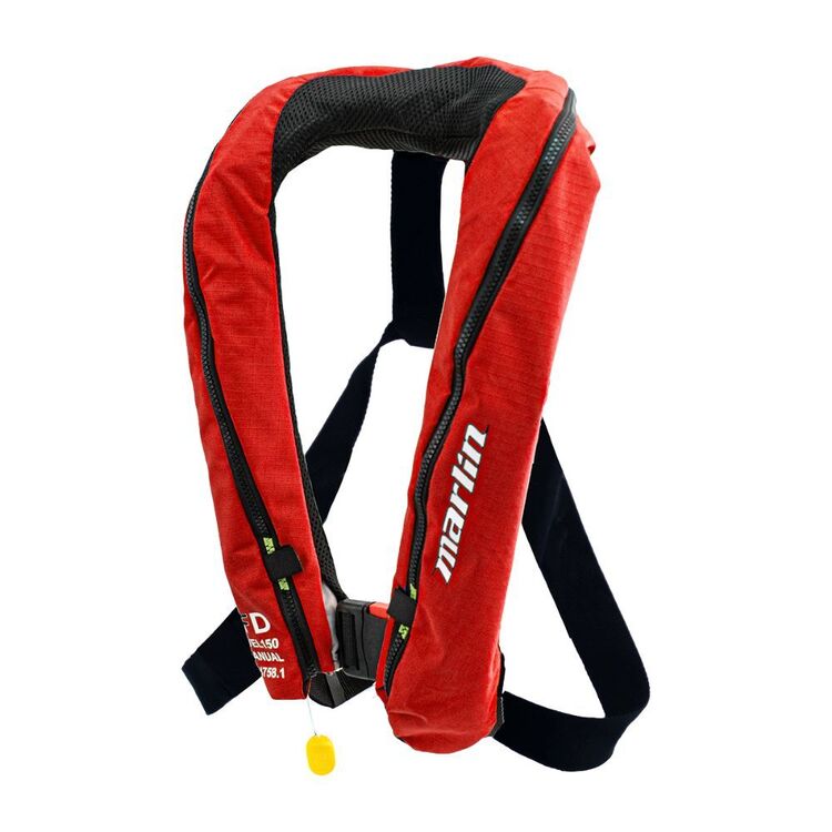 Marlin Adult 360D Red Inflatable PFD - L150-Life Jackets & PFDs-Marlin-Fishing Station