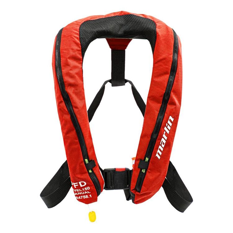 Marlin Adult 360D Red Inflatable PFD L150 Fishing Station