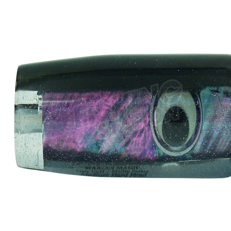 Load image into Gallery viewer, Marlin Magic Medium Hard Head-Lure - Skirted Trolling-Marlin Magic-Black/Purple-Fishing Station