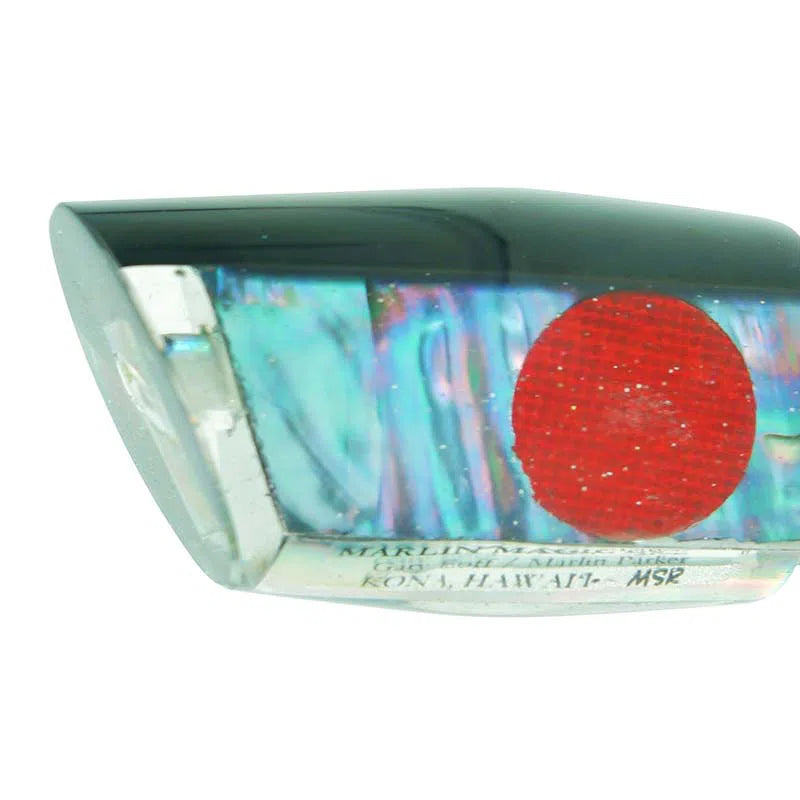 Load image into Gallery viewer, Marlin Magic Medium Straight Runner MSR-Lure - Skirted Trolling-Marlin Magic-Black Red Eye-Fishing Station