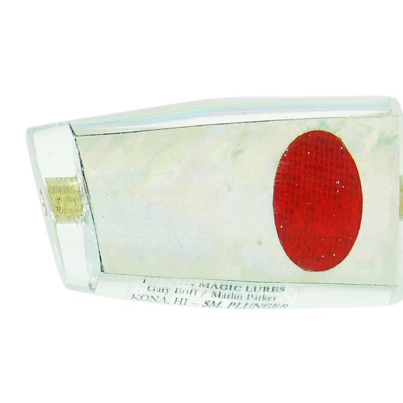 Load image into Gallery viewer, Marlin Magic Small Plunger-Lure - Skirted Trolling-Marlin Magic-Clear Red Eye-Fishing Station