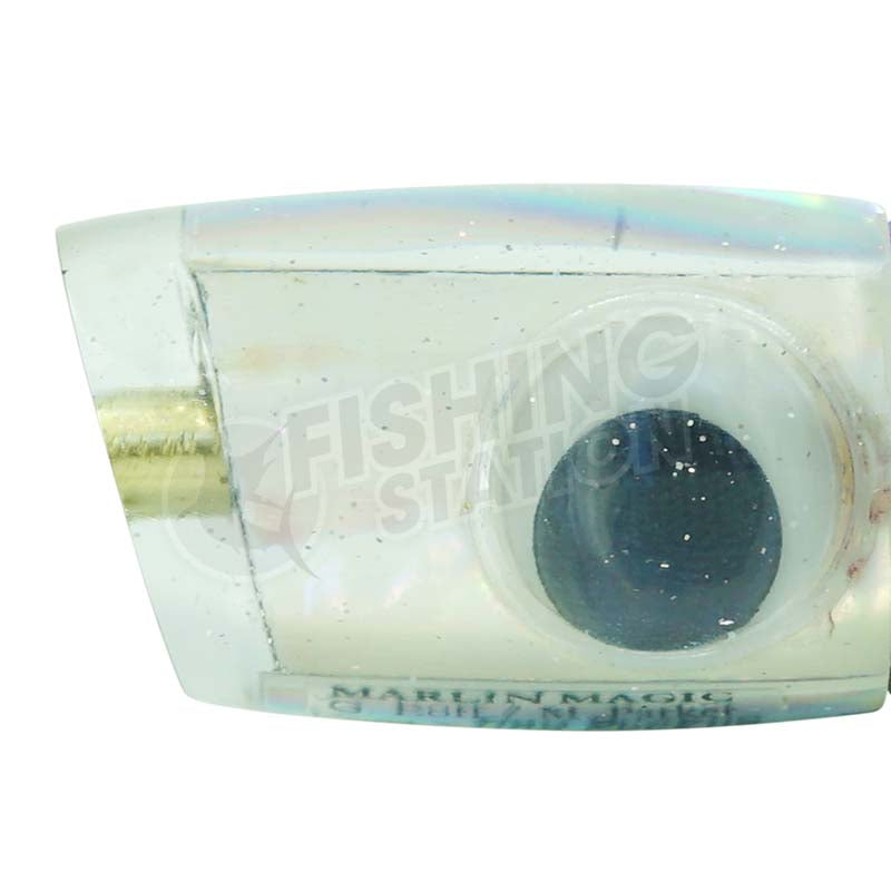 Load image into Gallery viewer, Marlin Magic Tiny Ruckus-Lure - Skirted Trolling-Marlin Magic-Clear Head-Fishing Station