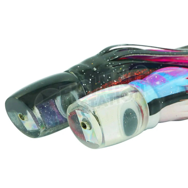 Load image into Gallery viewer, Marlin Magic Tiny Ruckus-Lure - Skirted Trolling-Marlin Magic-Green/Yellow Head-Fishing Station