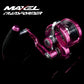 Maxel Transformer High Speed Jigging Overhead Reel-Reels - Overhead-Maxel-F70-Pink/Light Grey-Fishing Station
