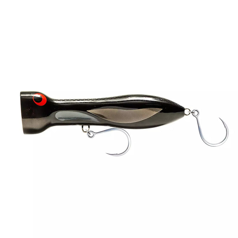 Load image into Gallery viewer, Nomad Design Chug Norris Popper-Lure - Poppers, Stickbaits & Pencils-Nomad-180mm-Black Chrome-Fishing Station