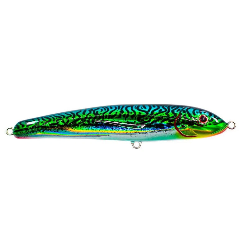 Load image into Gallery viewer, Nomad Design Riptide Fast Sinking Long Cast Lure-Lure - Poppers, Stickbaits & Pencils-Nomad-Silver Green Mackerel-105mm-Fishing Station