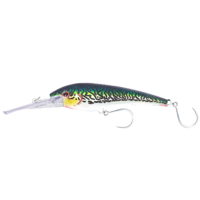 Load image into Gallery viewer, Nomad DTX Minnow 200mm HD Sinking Hardbody Lure-Lure - Hardbody-Nomad-Silver Green Mackerel-Fishing Station