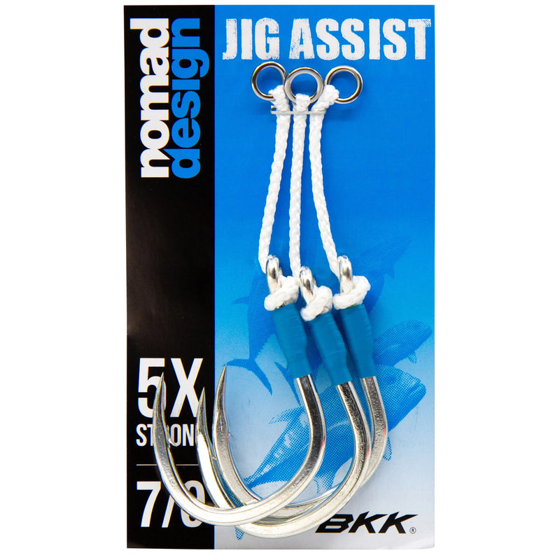 Load image into Gallery viewer, Nomad Design Rigged Jig Assist Hooks-Hooks - Assist-Nomad-Size 7/0 (3pc)-Fishing Station