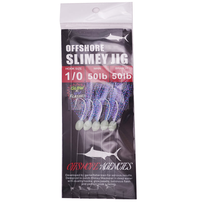 Load image into Gallery viewer, Offshore Slimey Jig - Baitfish Blue