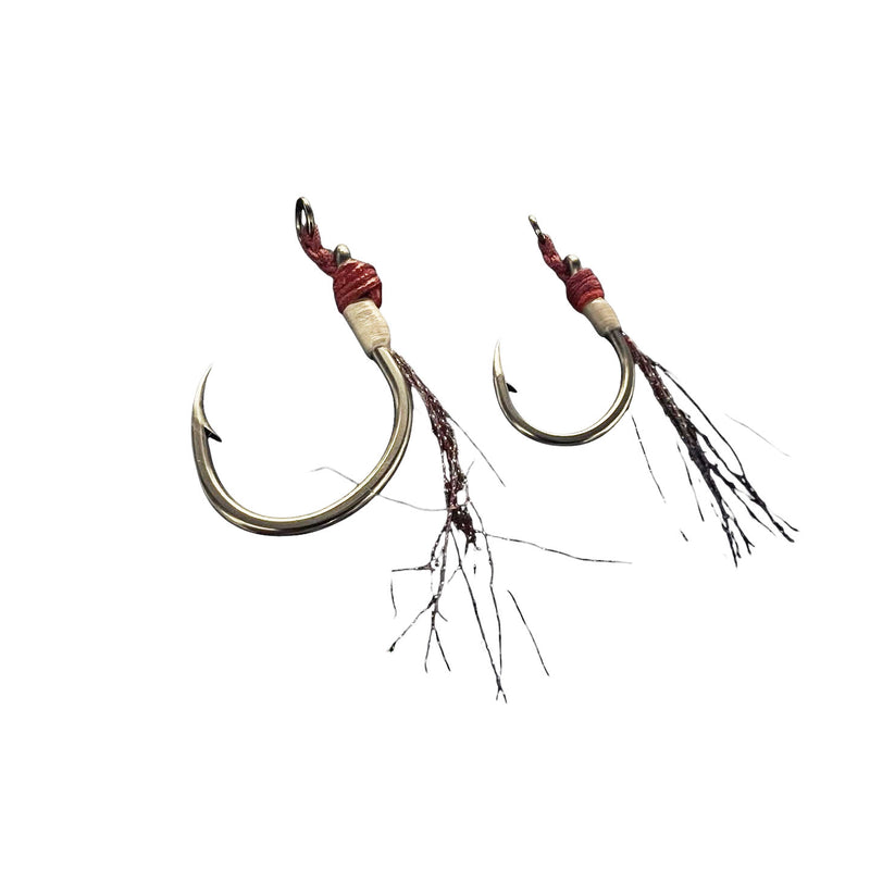Load image into Gallery viewer, Ocean's Legacy Heavy Lancet Jigging Assist Hooks Short Style-Hooks - Assist-Ocean's Legacy-7/0-Fishing Station