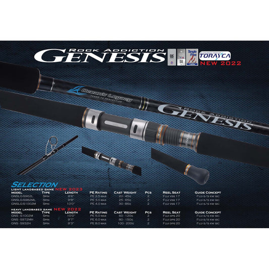 Ocean's Legacy Genesis Rock Addiction Landbased Game Spinning Rod-Rod-Ocean's Legacy-S1002M-Fishing Station